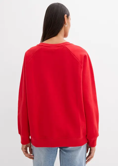 Oversize-Sweatshirt aus reiner Bio-Baumwolle, bonprix