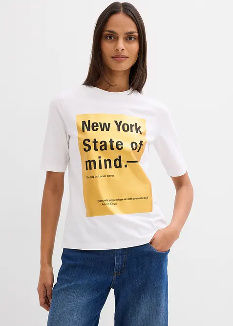 T-Shirt aus reiner Bio-Baumwolle, bonprix