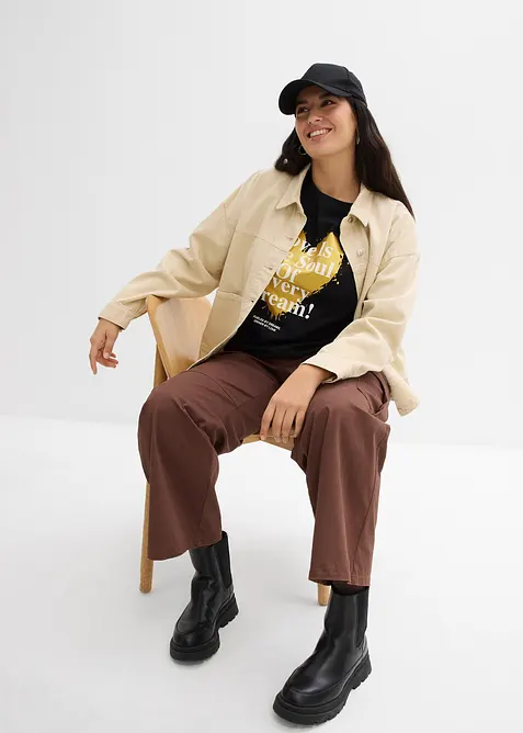 T-Shirt aus reiner Bio-Baumwolle, bonprix