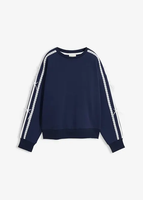 Oversize-Sweatshirt aus weichem Baumwoll-Mix, bonprix