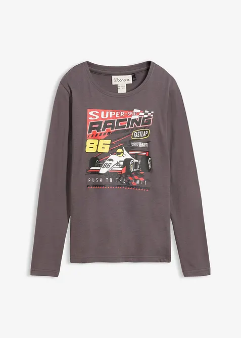 T-shirt manches longues 100% coton, bonprix