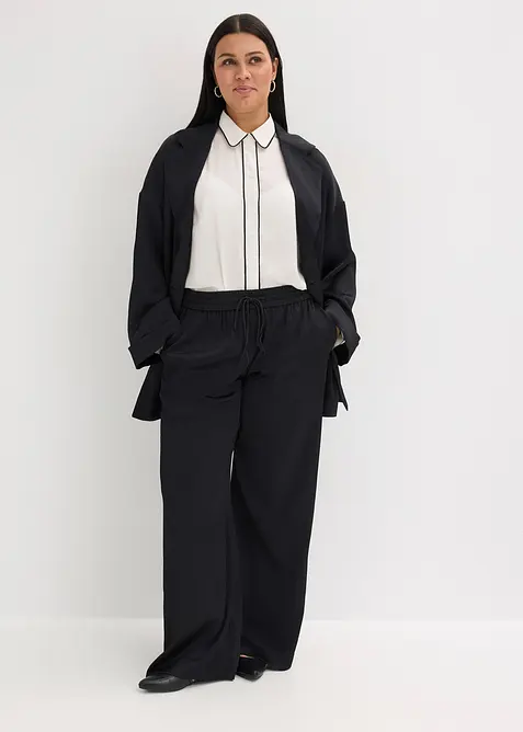 Weite Hose mit Bequembund, bonprix