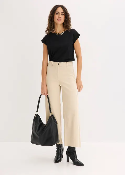 Pantalon en twill 100% coton, bonprix