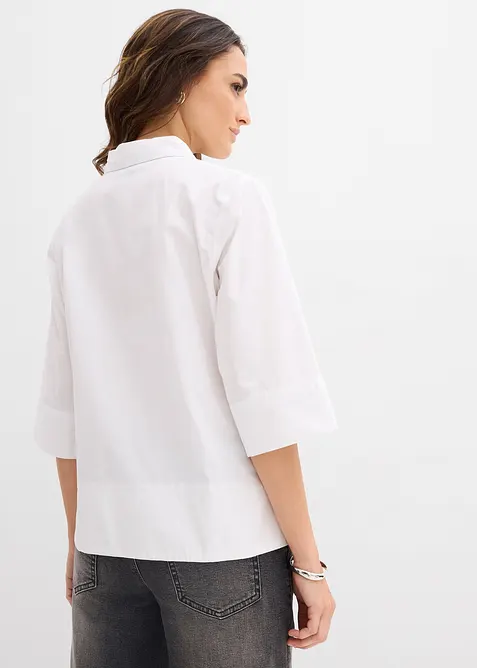 Bluse aus reiner Bio-Baumwolle, bonprix