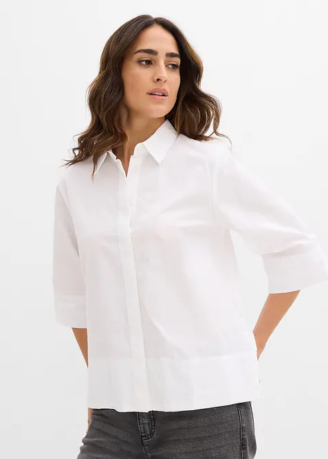 Bluse aus reiner Bio-Baumwolle, bonprix