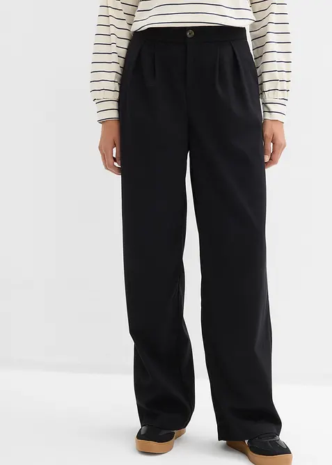 Pantalon &agrave; pinces, bonprix