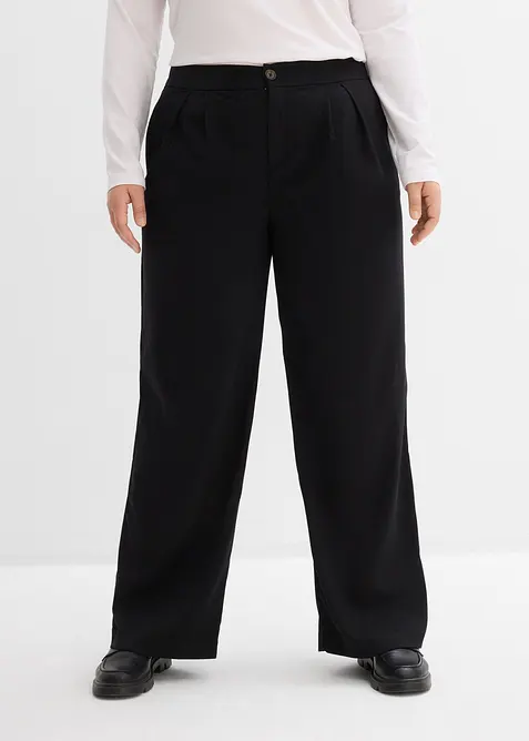 Pantalon &agrave; pinces, bonprix
