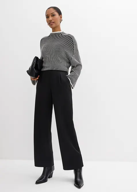 Bequeme Hose aus flie&szlig;ender Sweatware, bonprix