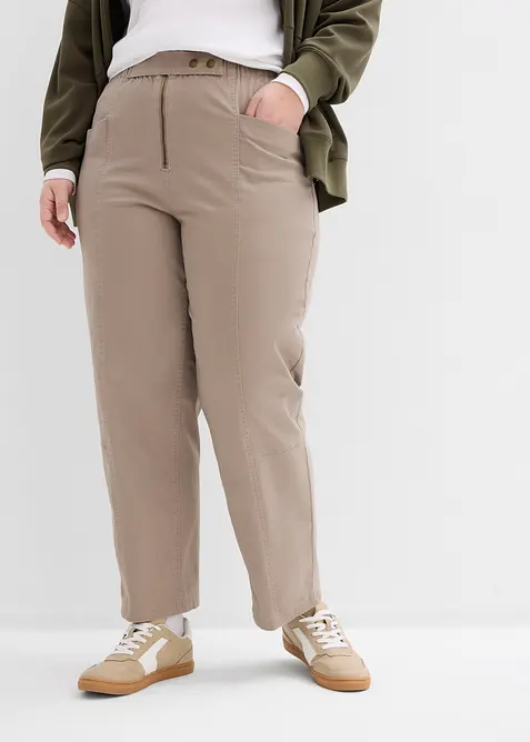 Pantalon cargo en twill, bonprix