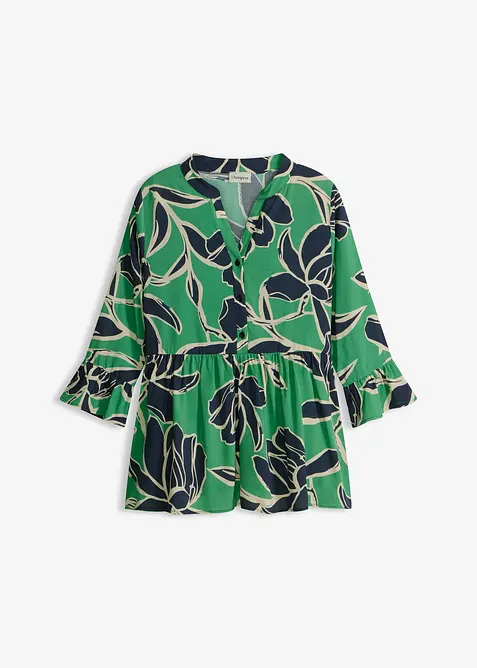 Tunikabluse aus flie&szlig;ender Viskose, bonprix