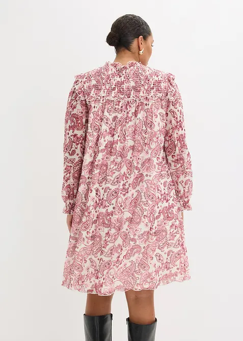 Tunika-Kleid aus softem Mesh, bonprix