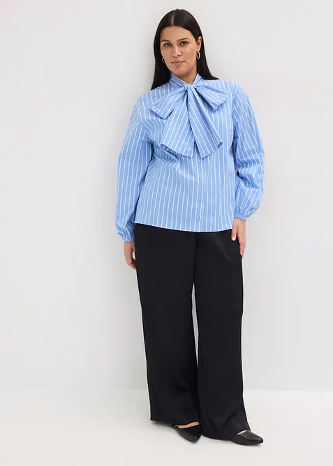 Chemisier &agrave; col lavalli&egrave;re, bonprix