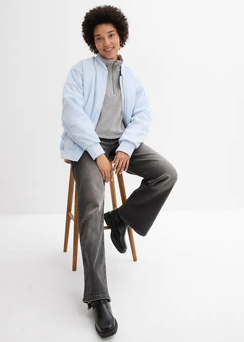 Frottee-Langarmshirt, bonprix