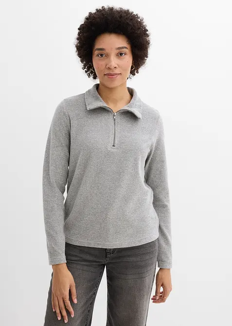 Frottee-Langarmshirt, bonprix