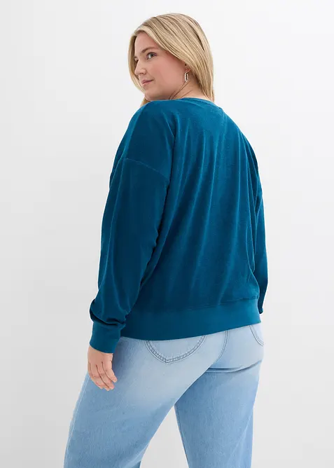 T-shirt manches longues en &eacute;ponge, bonprix