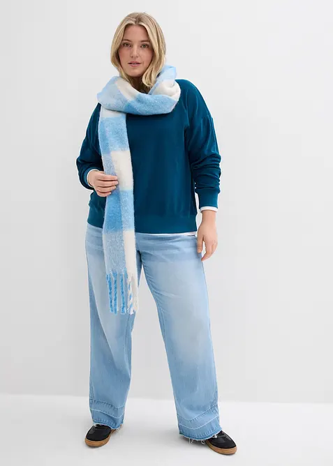 T-shirt manches longues en &eacute;ponge, bonprix