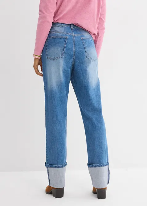 Loose Straight-Jeans High Waist, bonprix
