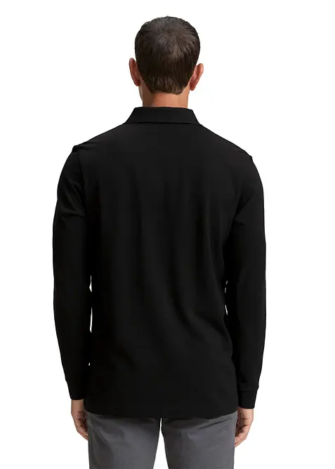 Tom Tailor Langarm-Poloshirt, Tom Tailor