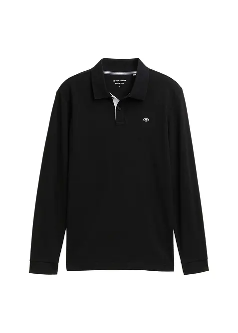 Tom Tailor Langarm-Poloshirt, Tom Tailor