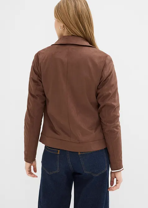 Velourslederimitat-Jacke, bonprix
