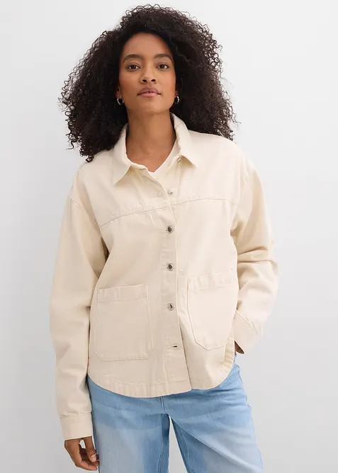 Surchemise/veste en jean, bonprix