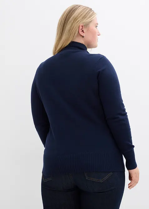 Basic Rollkragenpullover, bonprix