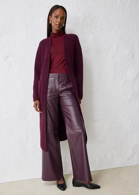 Manteau en maille avec de l&rsquo;alpaga, bonprix