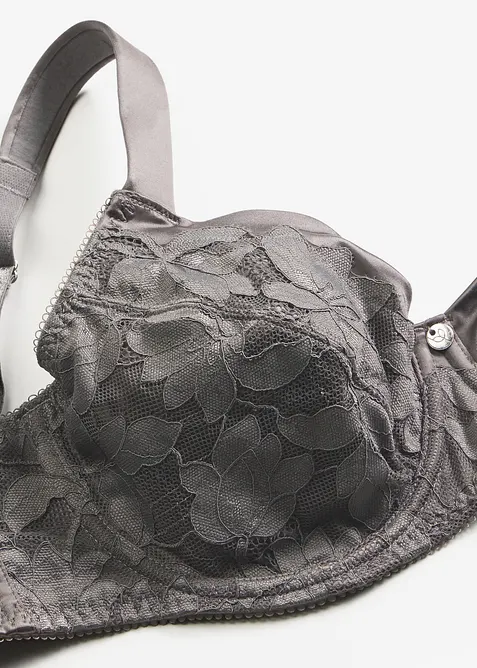 B&uuml;gel-BH mit gepolsterten Tr&auml;gern und Glanzeffekt, bonprix