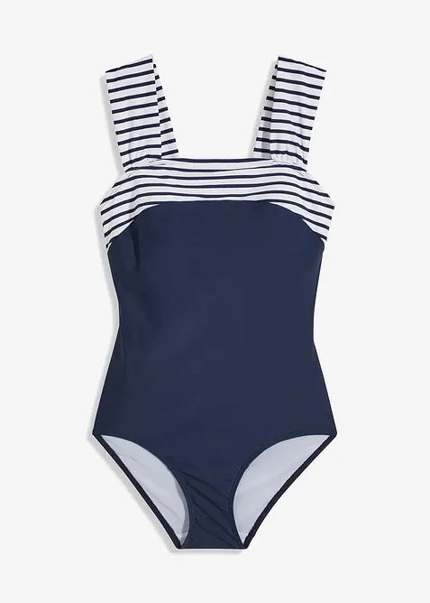 Medium Shape-Badeanzug mit breiten Tr&auml;gern, bonprix