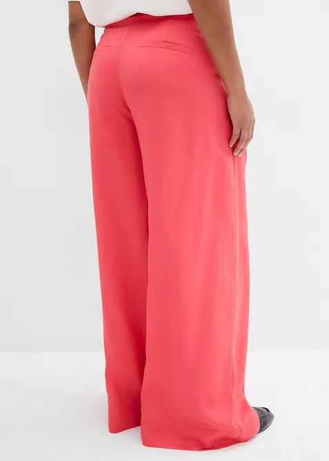 Pantalon &agrave; pinces en Lyocell fluide, bonprix