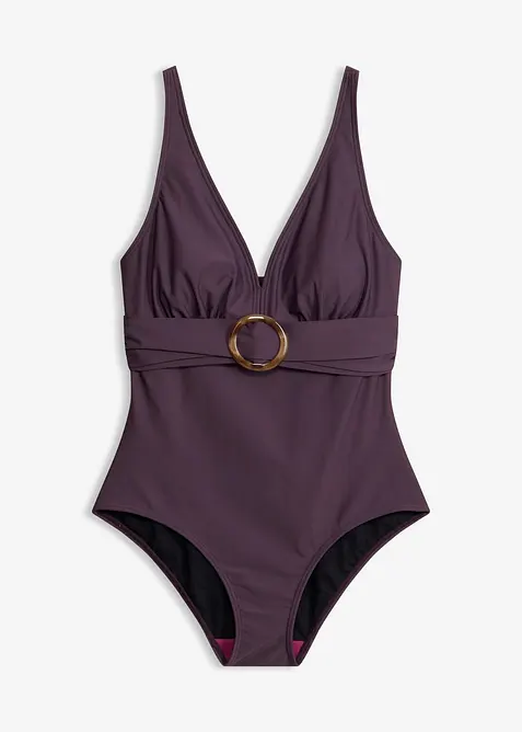 Light Shape-Badeanzug mit V-Ausschnitt, bonprix