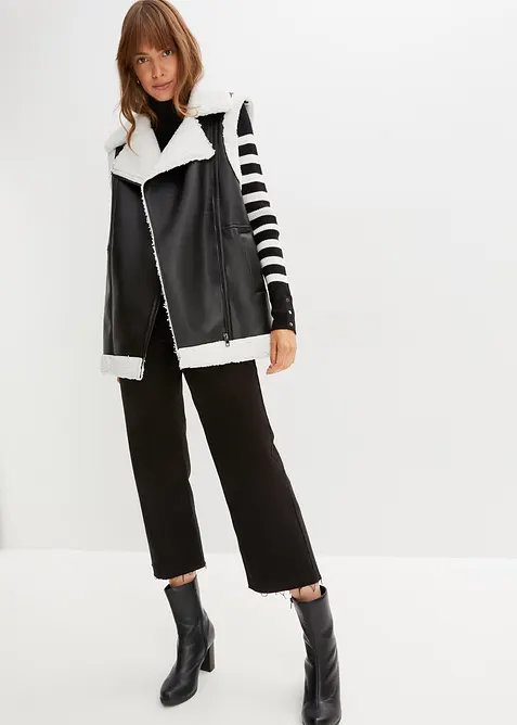 Rollkragenpullover aus Viskose-Mix, bonprix