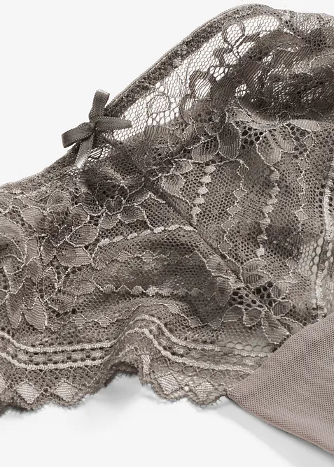 Lot de 2&nbsp;strings en dentelle d&eacute;licate, bonprix