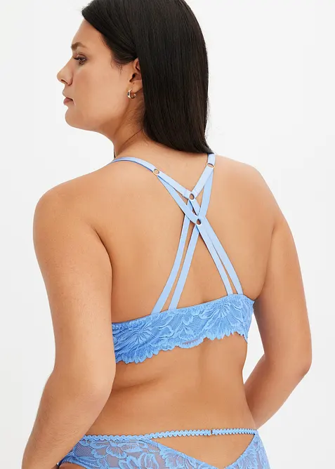 Soutien-gorge &agrave; coques, fermeture sur le devant et dentelle, bonprix