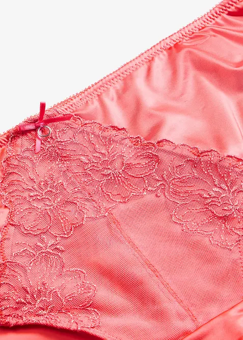 Maxislip mit floraler Glitzerstickerei, bonprix