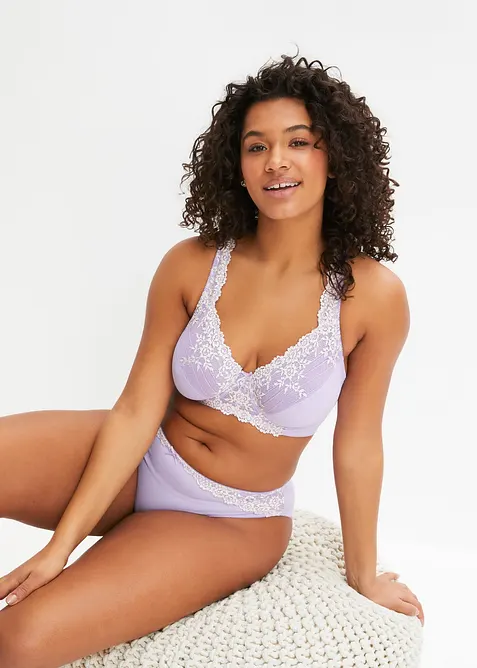 Lot de 2 soutiens-gorge &agrave; armatures et dentelle, bonprix