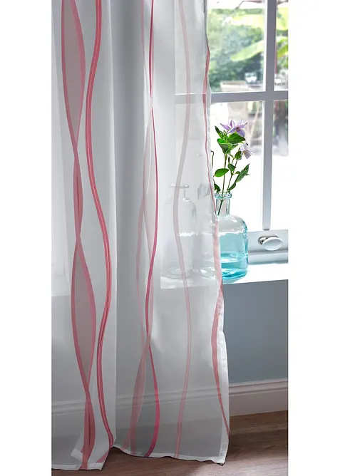 Gardine mit Wellenmuster (1er Pack), bonprix