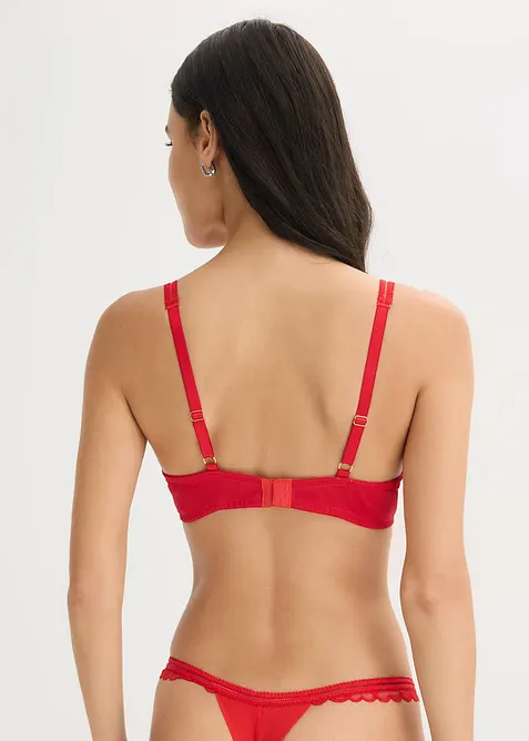 Soutien-gorge &agrave; coques en dentelle c&oelig;urs, bonprix