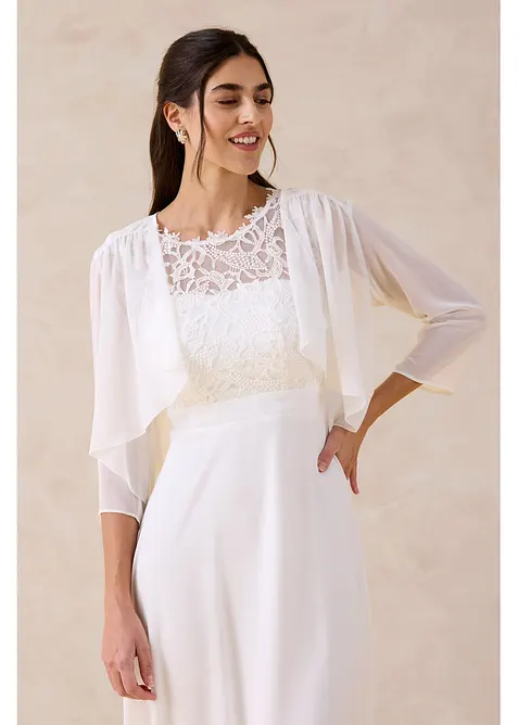 Bolero aus feinem Chiffon, bonprix