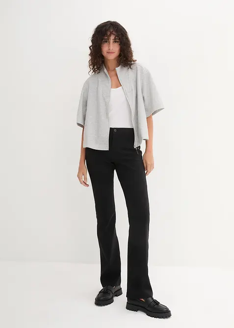 Pantalon bootcut en bengaline extensible, bonprix