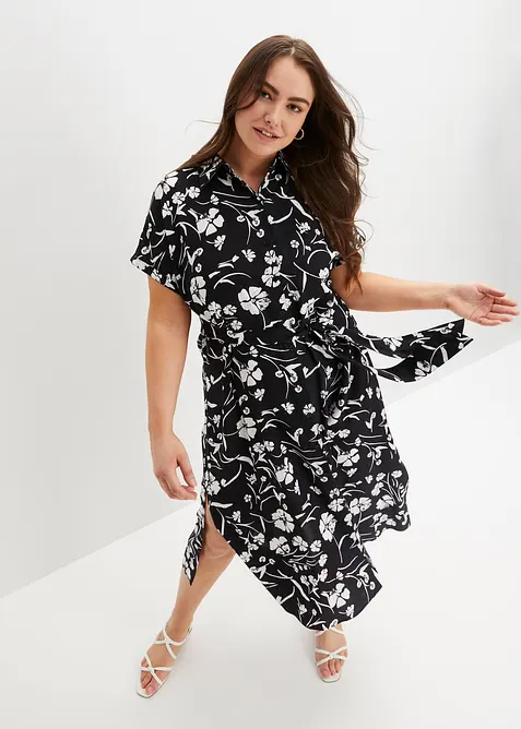 Robe-chemise imprim&eacute;e, bonprix