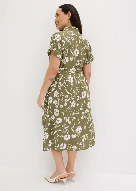 Robe-chemise imprim&eacute;e, bonprix