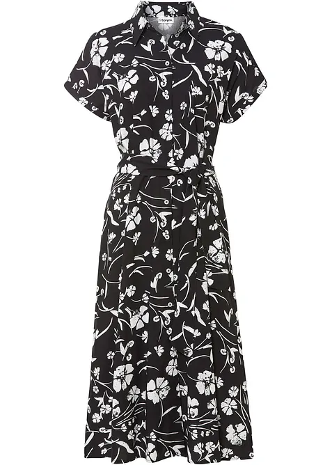 Blusenkleid aus reiner Viskose, bonprix