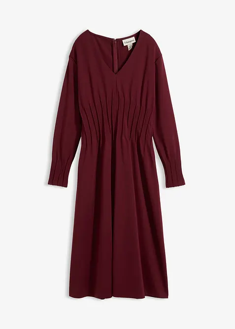 Robe confortable avec plis d&eacute;coratifs, bonprix