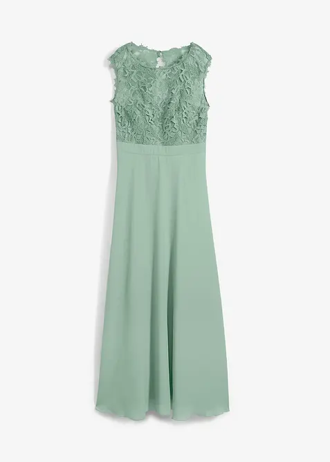 Maxikleid mit Spitze, bonprix