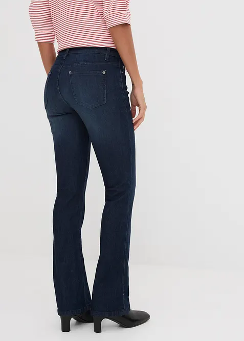 Bootcut Jeans Mid Waist, Stretch, bonprix