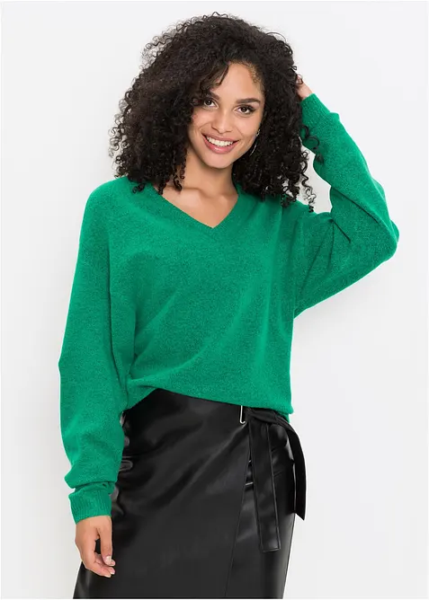 Oversize-Strick-Pullover, bonprix