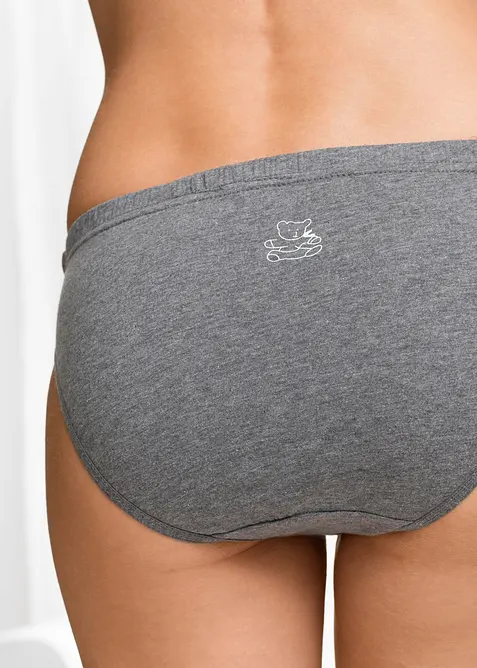 Lot de 6 slips avec imprim&eacute; ourson, bonprix