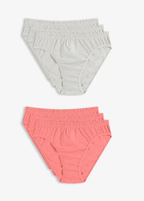 Lot de 6 slips avec imprim&eacute; ourson, bonprix