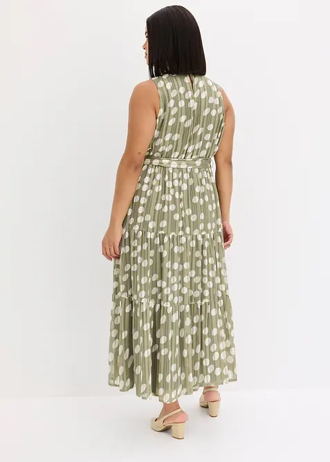 Robe en mousseline avec fil brillant, bonprix